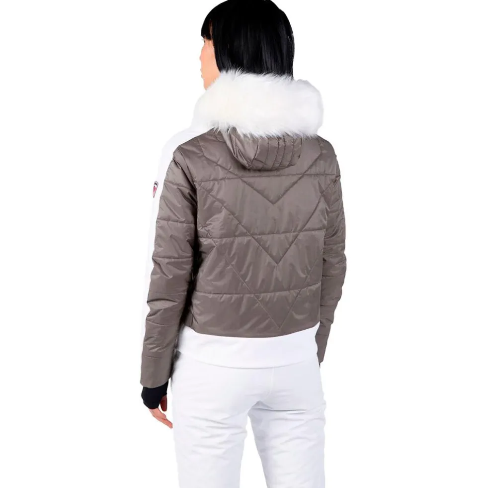Giubbotto tecnico Rossignol W Ventina Bomber Silver