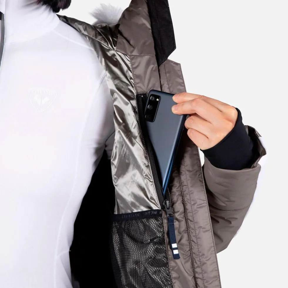 Giubbotto tecnico Rossignol W Ventina Bomber Silver