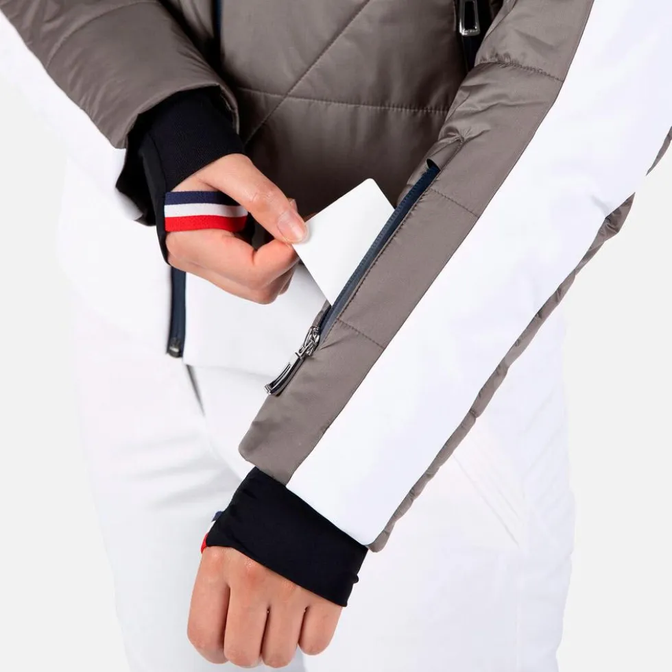 Giubbotto tecnico Rossignol W Ventina Bomber Silver