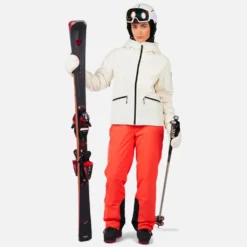 Giubbotto tecnico Rossignol W Rochrun Insulated Jacket Nature White