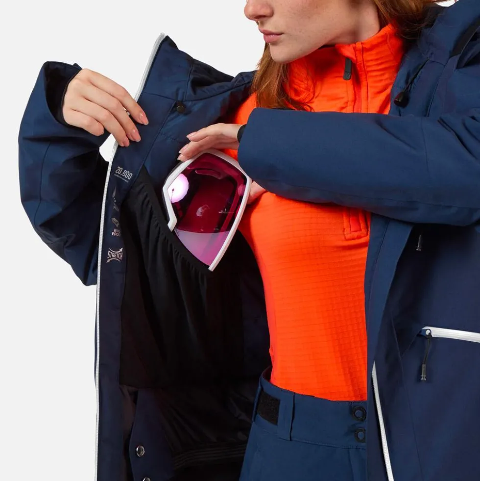 Giubbotto tecnico Rossignol W Rochrun Insulated Jacket Dark Navy