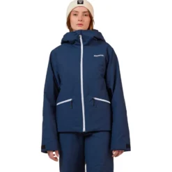 Giubbotto tecnico Rossignol W Rochrun Insulated Jacket Dark Navy