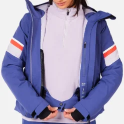 Giubbotto tecnico Rossignol W Strawpile Jkt Future Blue