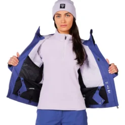 Giubbotto tecnico Rossignol W Strawpile Jkt Future Blue