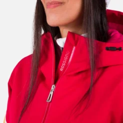 Giubbotto tecnico Rossignol W Strawpile Jkt Ruby Red