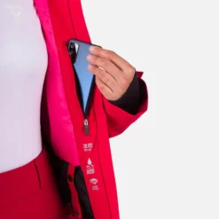 Giubbotto tecnico Rossignol W Strawpile Jkt Ruby Red