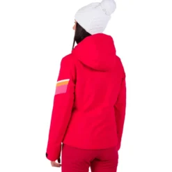 Giubbotto tecnico Rossignol W Strawpile Jkt Ruby Red