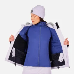 Giubbotto tecnico Rossignol W Staci Insulated Jacket Galactic Lilac