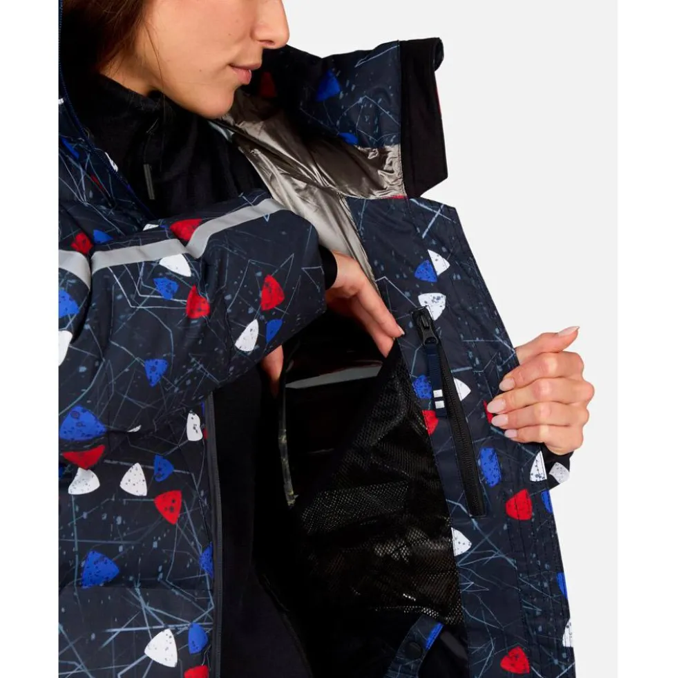Giubbotto tecnico Rossignol W Ventina Pr Dark Navy