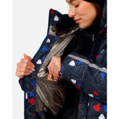 Giubbotto tecnico Rossignol W Ventina Pr Dark Navy