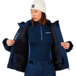 Giubbotto tecnico Rossignol W Staci Insulated Jacket Dark Navy