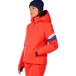 Giubbotto tecnico Rossignol W Strawpile Jkt Orange Flame