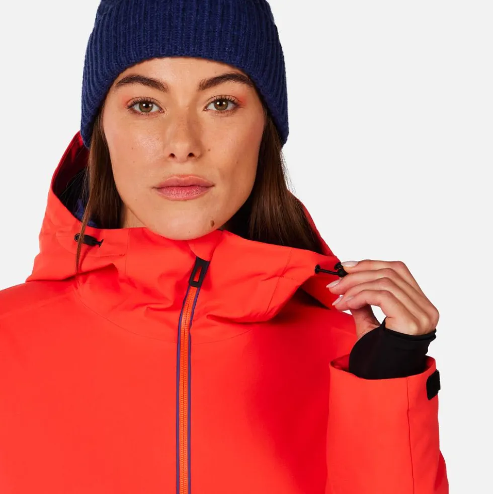 Giubbotto tecnico Rossignol W Strawpile Jkt Orange Flame
