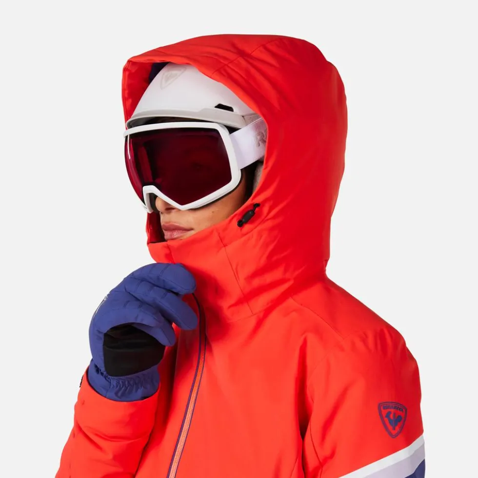 Giubbotto tecnico Rossignol W Strawpile Jkt Orange Flame