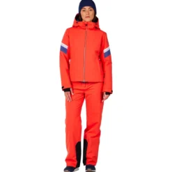 Giubbotto tecnico Rossignol W Strawpile Jkt Orange Flame