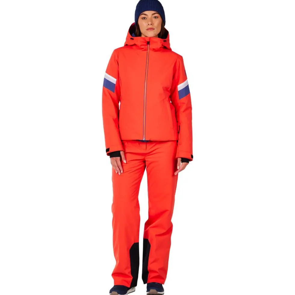 Giubbotto tecnico Rossignol W Strawpile Jkt Orange Flame
