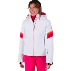 Giubbotto tecnico Rossignol W Strawpile Jkt White