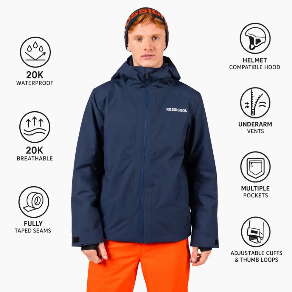 Giubbotto tecnico Rossignol Rochrun Insulated Jacket Dark Navy