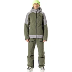 Giubbotto tecnico Scott M's Ultimate Gore-Tex Douglas Green Evening Grey