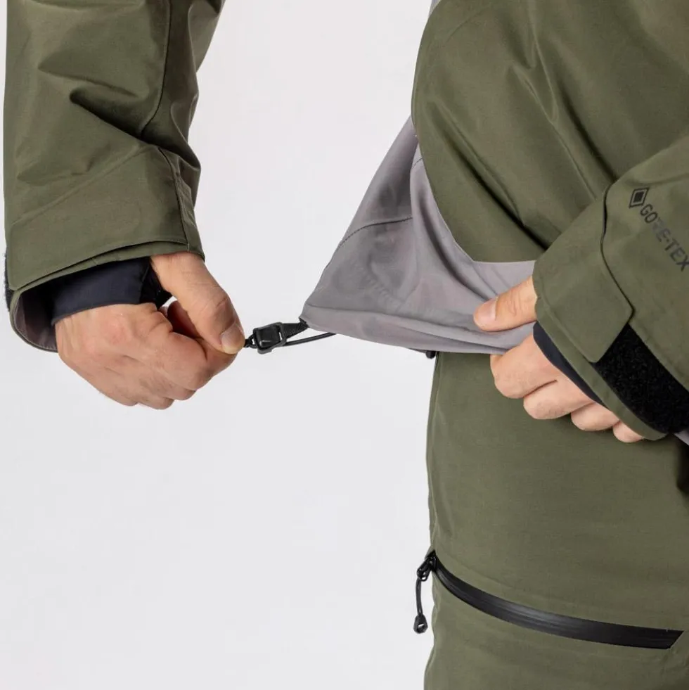 Giubbotto tecnico Scott M's Ultimate Gore-Tex Douglas Green Evening Grey