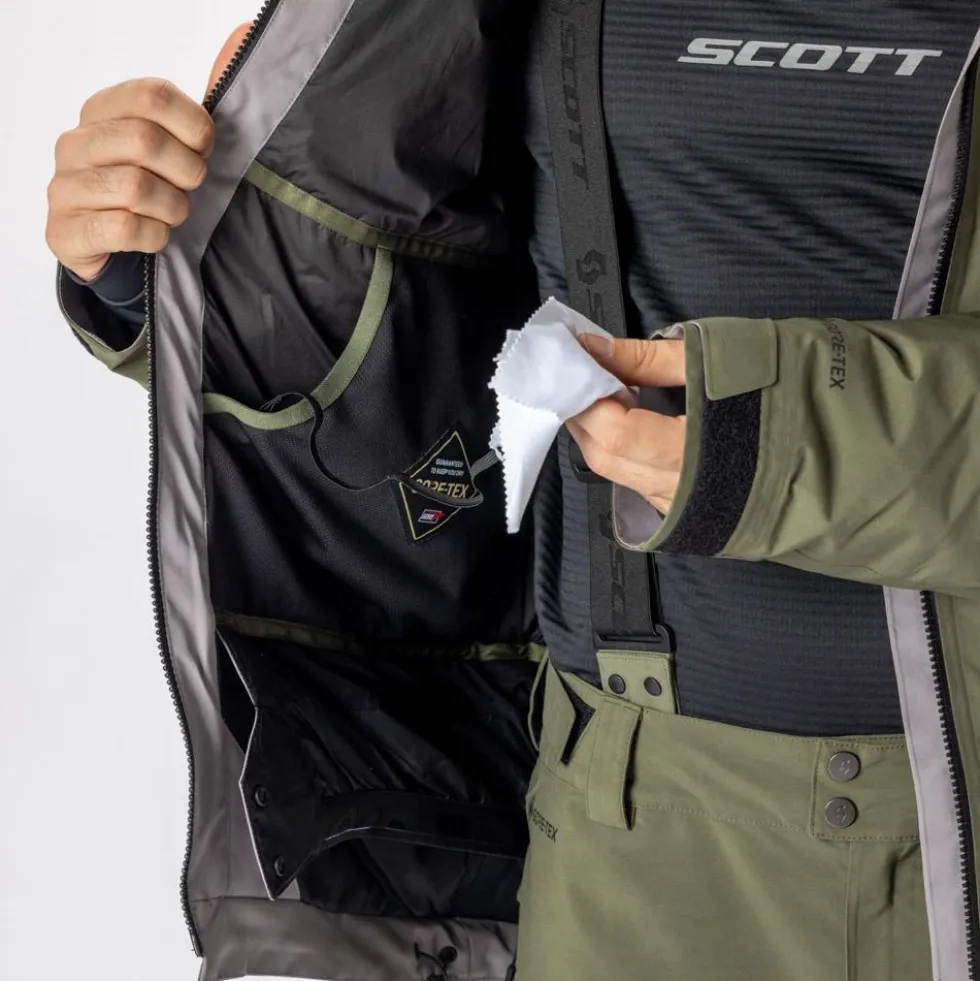 Giubbotto tecnico Scott M's Ultimate Gore-Tex Douglas Green Evening Grey