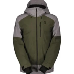 Giubbotto tecnico Scott M's Ultimate Gore-Tex Douglas Green Evening Grey