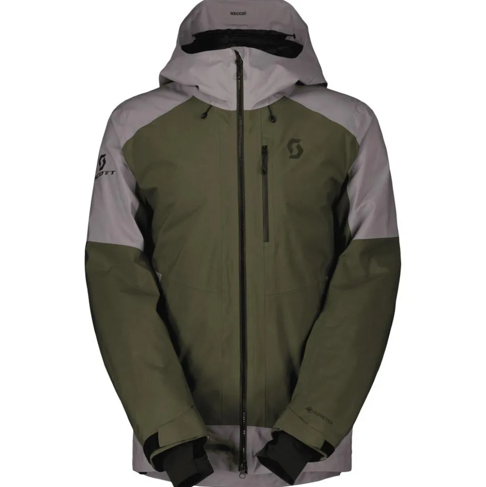 Giubbotto tecnico Scott M's Ultimate Gore-Tex Douglas Green Evening Grey