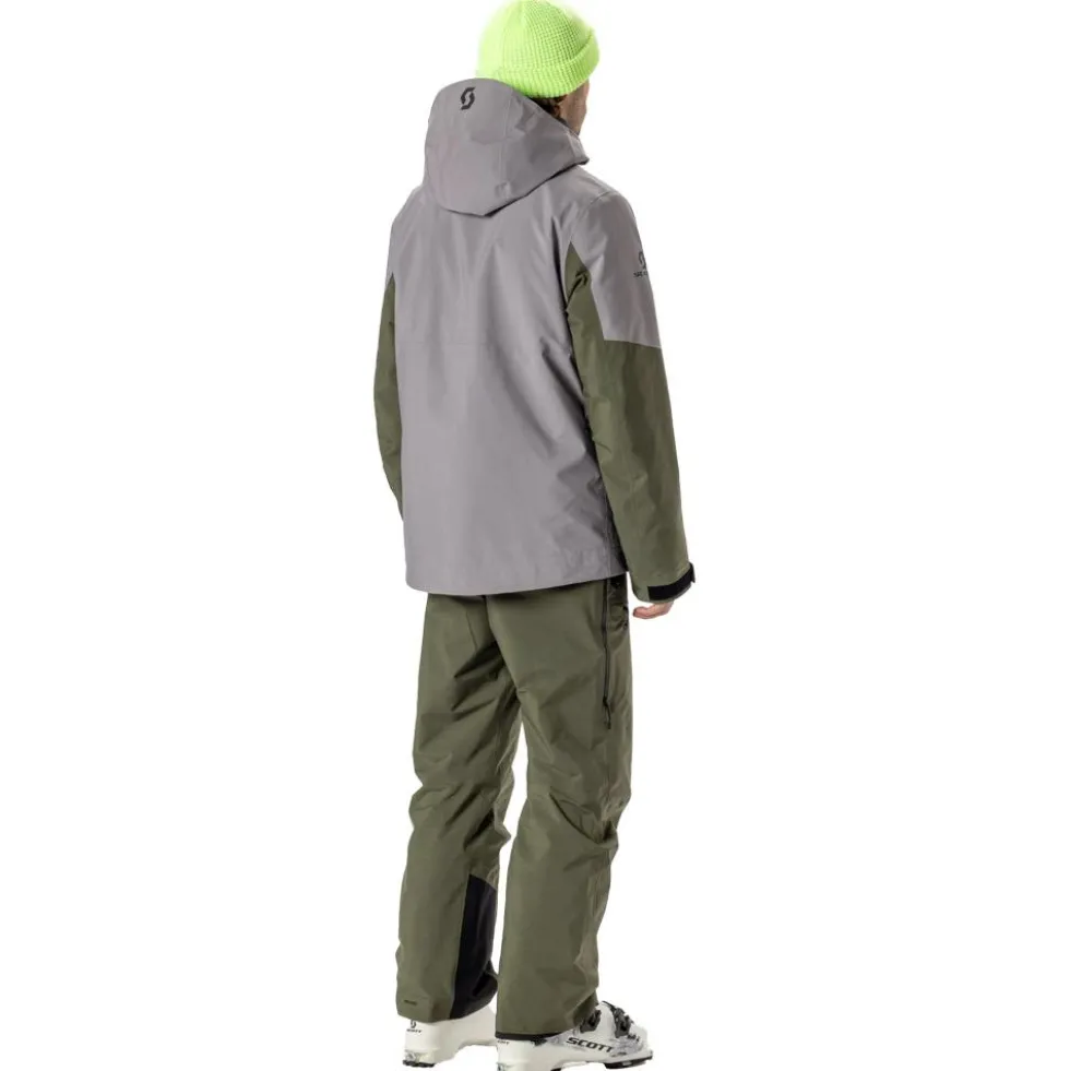 Giubbotto tecnico Scott M's Ultimate Gore-Tex Douglas Green Evening Grey
