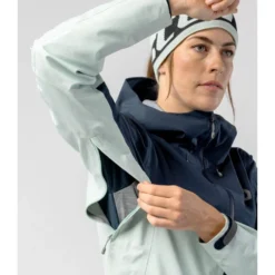 Giubbotto tecnico Scott W's Explorair 3L Jacket Fresh Green Dark Blue