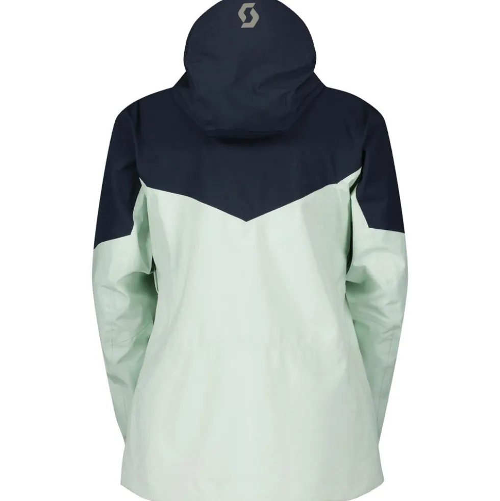 Giubbotto tecnico Scott W's Explorair 3L Jacket Fresh Green Dark Blue