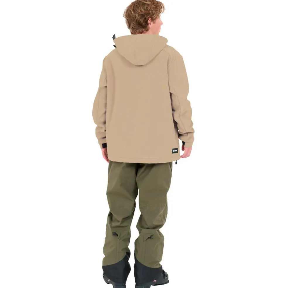 Giubbotto tecnico Slope Fletcher M's Softshell Hoodie Roasted Cashew