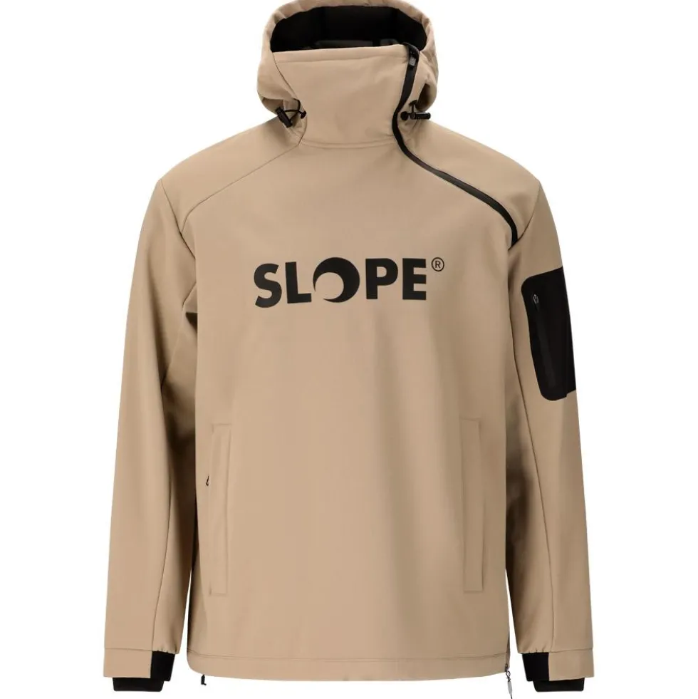Giubbotto tecnico Slope Fletcher M's Softshell Hoodie Roasted Cashew