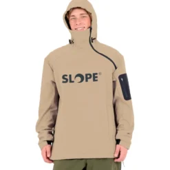 Giubbotto tecnico Slope Fletcher M's Softshell Hoodie Roasted Cashew