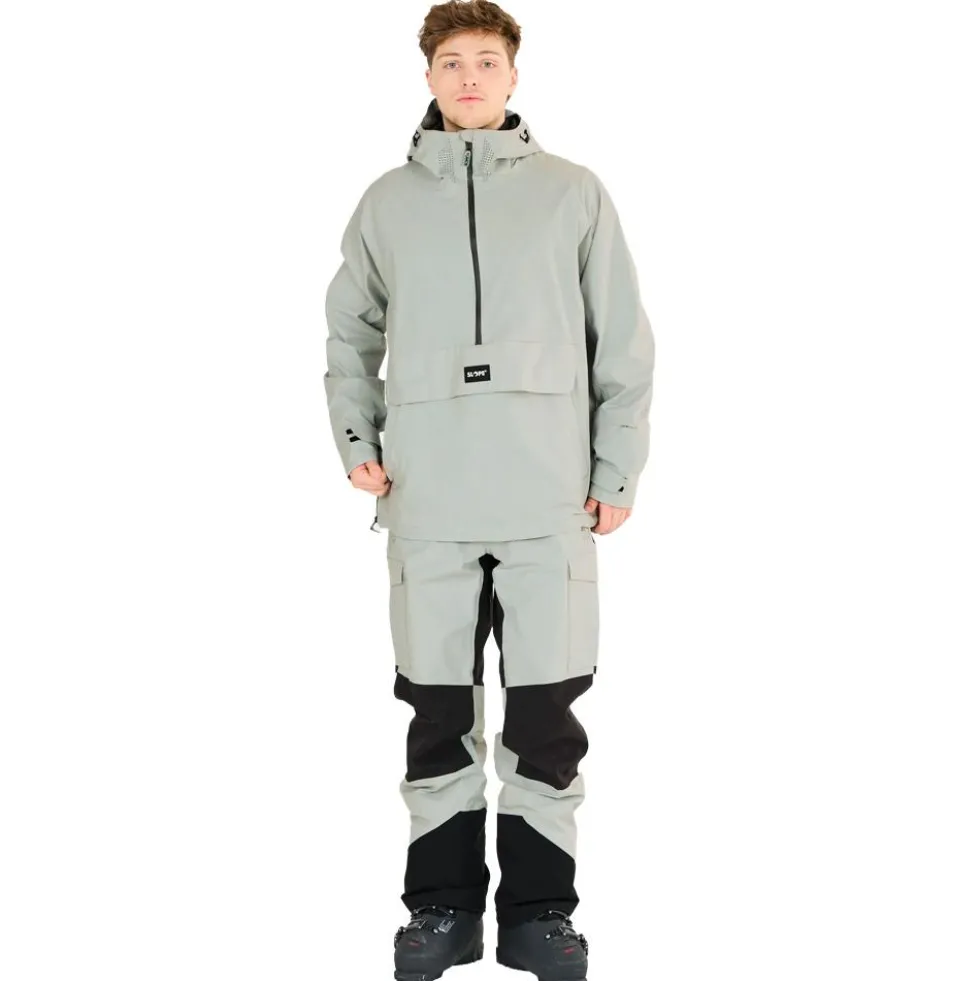 Giubbotto tecnico Slope Ruki M's Ski Anorak Pearl Grey