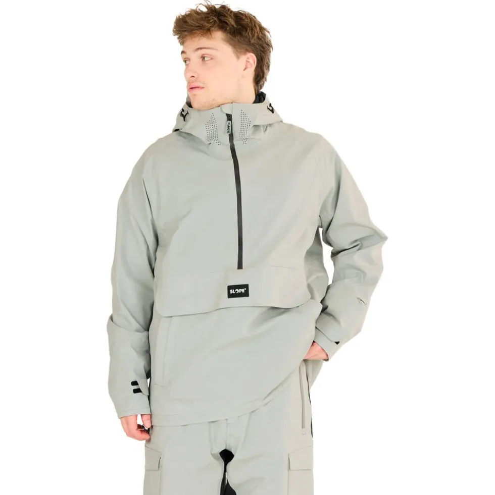 Giubbotto tecnico Slope Ruki M's Ski Anorak Pearl Grey