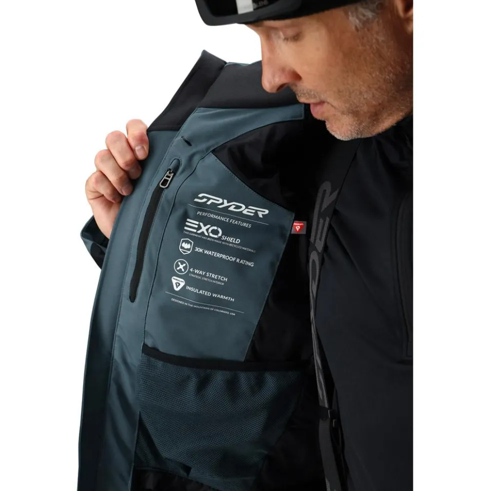 Giubbotto tecnico Spyder Titan Jacket Black 2