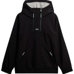 Giubbotto tecnico Superdry Freestyle Softshell Ski Hood W's Black