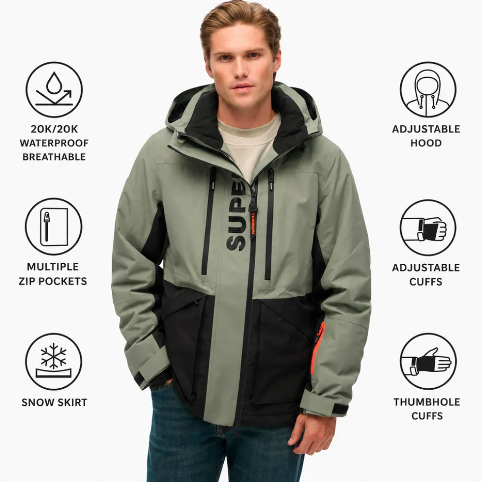 Giubbotto tecnico Superdry Ultimate Freestyle M's Vert Freestyle