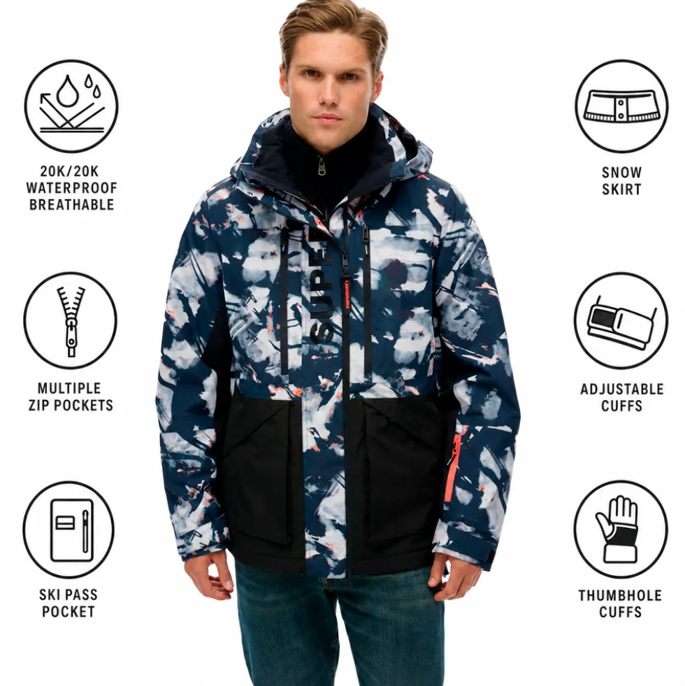 Giubbotto tecnico Superdry Ultimate Freestyle M's Imprimé Subway