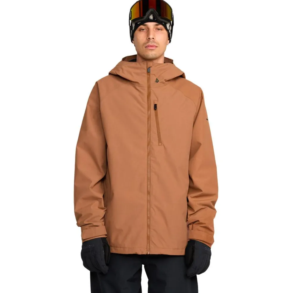Giubbotto tecnico Volcom 2836 Ins Jacket Terra Brown