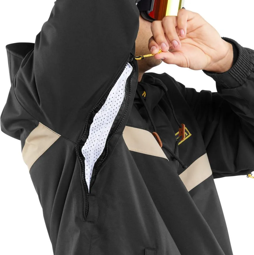 Giubbotto tecnico Volcom Longo Pullover Black