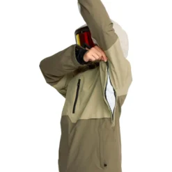 Giubbotto tecnico Volcom Rnge Stretch 30K Jacket Moss Green