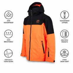 Giubbotto tecnico Watts X-Gamma Fluo Orange
