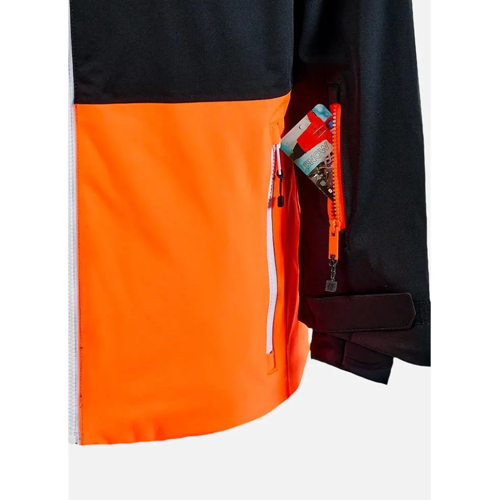 Giubbotto tecnico Watts X-Temper Black White Orange