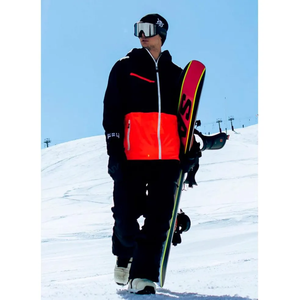 Giubbotto tecnico Watts X-Temper Black White Orange