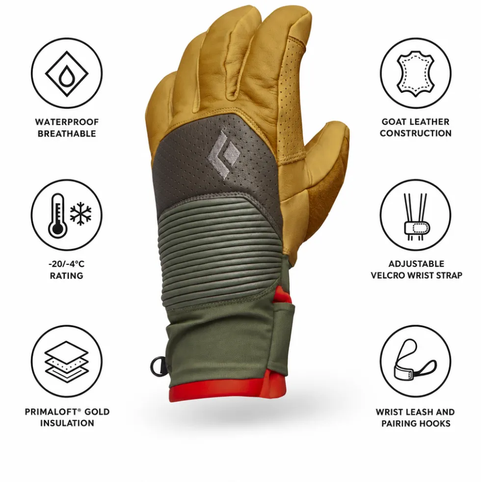 Guanti Black Diamond Impulse Gloves Beeswax Walnut