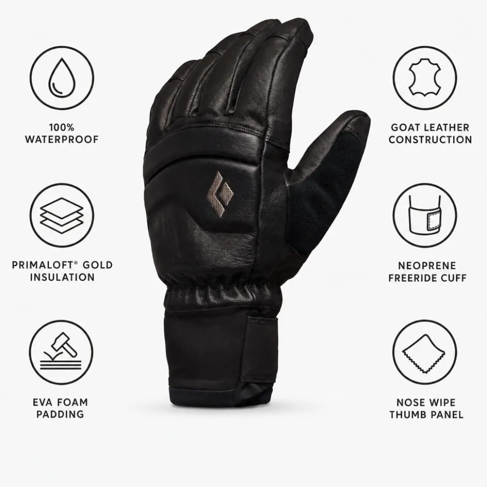 Guanti Black Diamond Spark Gloves Black
