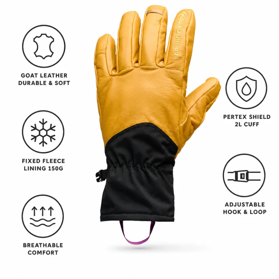 Guanti Black Diamond Tour Gloves Beeswax Black