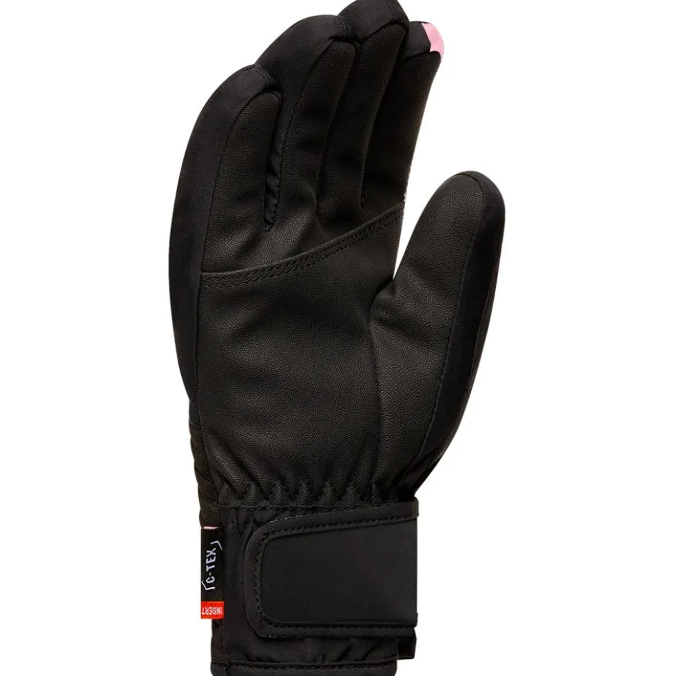 Guanti Cairn Elena Junior C-Tex Black Powder Pink