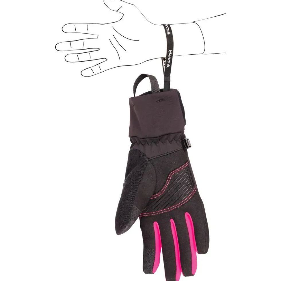 Guanti C.A.M.P. G Comp Warm Lady Black Light Blue Fuchsia